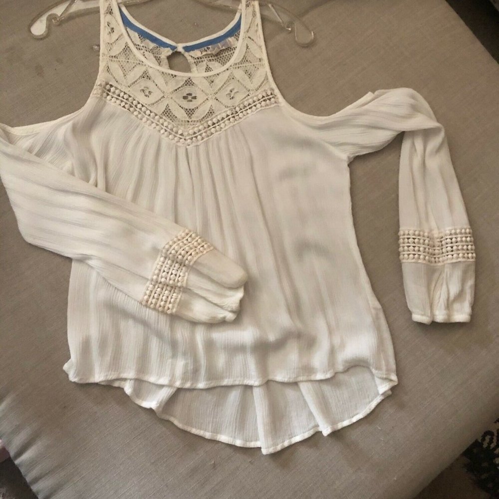 Jolt Womens Open Shoulder Boho Top Festival Gear Womens Tops Boho Tops